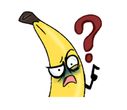 Awkward Banana sticker #3834466
