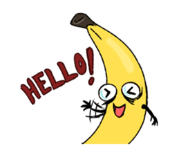Awkward Banana sticker #3834477