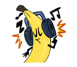 Awkward Banana sticker #3834485