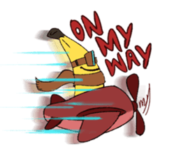 Awkward Banana sticker #3834488