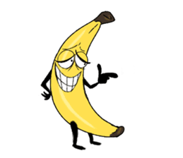 Awkward Banana sticker #3834501