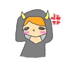 Animals imitate the children sticker #3835192