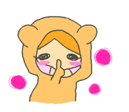 Animals imitate the children sticker #3835196