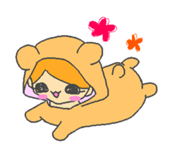 Animals imitate the children sticker #3835197