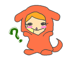 Animals imitate the children sticker #3835200