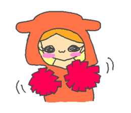 Animals imitate the children sticker #3835201