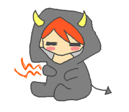 Animals imitate the children sticker #3835212