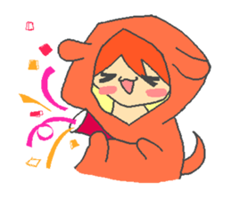 Animals imitate the children sticker #3835219