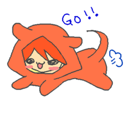 Animals imitate the children sticker #3835221