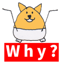 Dog Sticker CORGI chan sticker #3835472