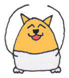 Dog Sticker CORGI chan sticker #3835473