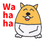 Dog Sticker CORGI chan sticker #3835496