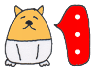 Dog Sticker CORGI chan sticker #3835497