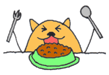 Dog Sticker CORGI chan sticker #3835501