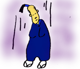 Samurai father sticker #3835565