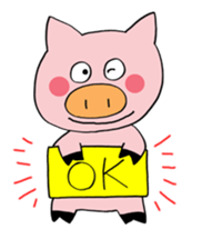 Ugly pig sticker #3835626
