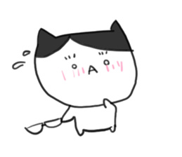 blood group cat sticker #3835710