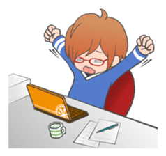 boyish girl2 sticker #3835971