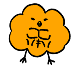 Oh! Fried chicken sticker sticker #3836631