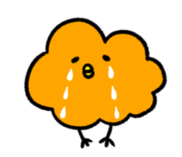 Oh! Fried chicken sticker sticker #3836656