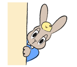 Rabbit superior and PIYOMI sticker #3836665