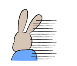 Rabbit superior and PIYOMI sticker #3836675