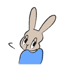Rabbit superior and PIYOMI sticker #3836676