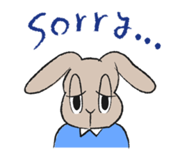 Rabbit superior and PIYOMI sticker #3836682