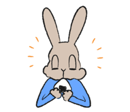 Rabbit superior and PIYOMI sticker #3836691