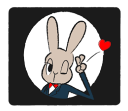 Rabbit superior and PIYOMI sticker #3836694