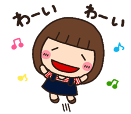 girl heart sticker #3837107