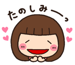 girl heart sticker #3837108