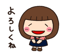 girl heart sticker #3837112