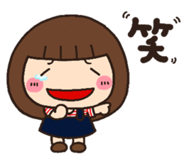 girl heart sticker #3837114