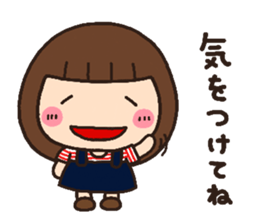 girl heart sticker #3837119