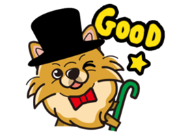 iinu - Pomeranian sticker #3837192