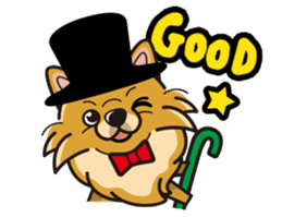 iinu - Pomeranian sticker #3837192