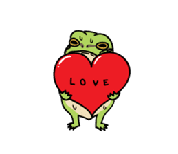 tree frog sticker sticker #3837760
