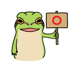 tree frog sticker sticker #3837781