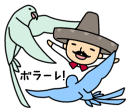 cheerful mister sticker #3837861