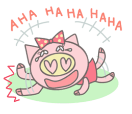 Bu-ko of the pig [English version] sticker #3838066