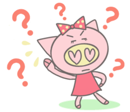 Bu-ko of the pig [English version] sticker #3838067