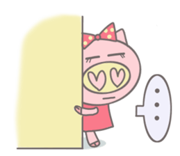 Bu-ko of the pig [English version] sticker #3838068