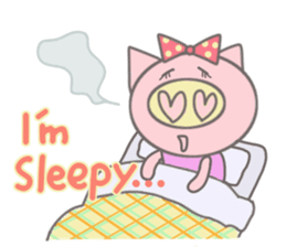 Bu-ko of the pig [English version] sticker #3838070