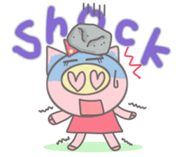 Bu-ko of the pig [English version] sticker #3838078