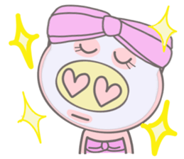 Bu-ko of the pig [English version] sticker #3838082