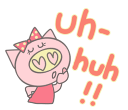 Bu-ko of the pig [English version] sticker #3838083