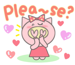 Bu-ko of the pig [English version] sticker #3838089