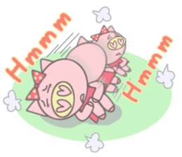 Bu-ko of the pig [English version] sticker #3838100