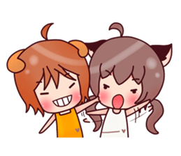 fin fin sticker #3838659